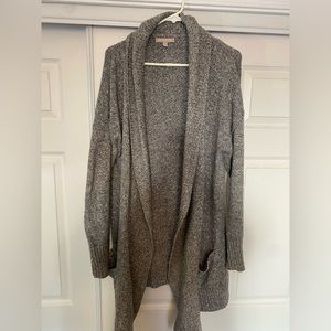 Banana Republic Gray wool cardigan sweater